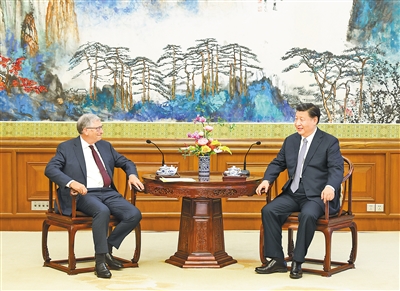 习近平会见美国比尔及梅琳达·盖茨基金会联