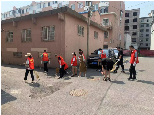 长白县人民法院开展环境卫生整治活动