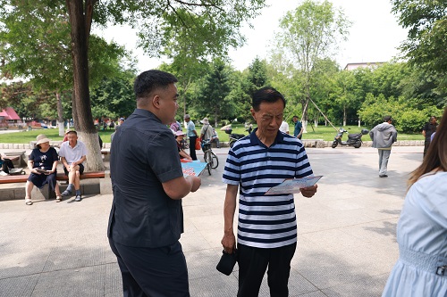 蛟河法院集中宣传《反有组织犯罪法》