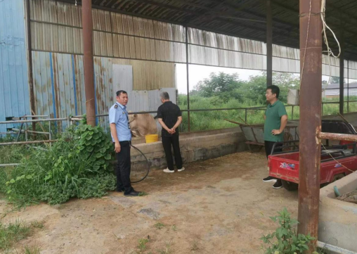 南阳市生态环境局桐柏分局开展畜禽养殖场环