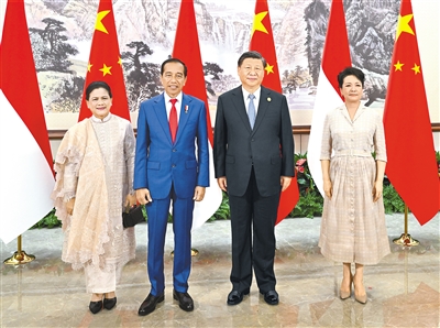 习近平会见印度尼西亚总统佐科