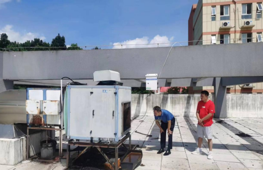 桐柏分局积极开展空气自动站周边污染源排查