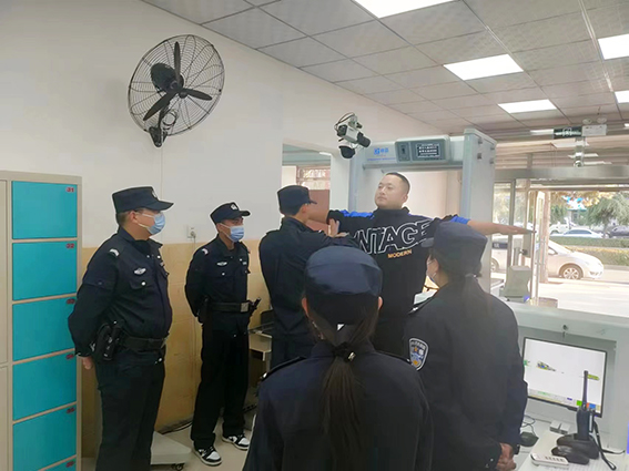 扶余法院：做好安全检查 守护法院安全