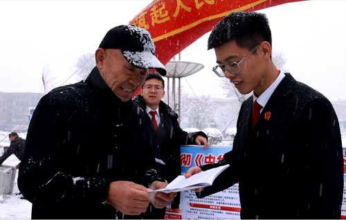 蛟河市人民法院开展《反间谍法》宣传活动