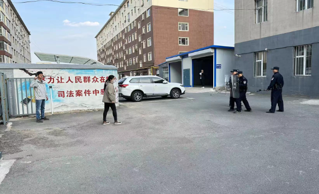 永吉县人民法院法警大队开展处突演练