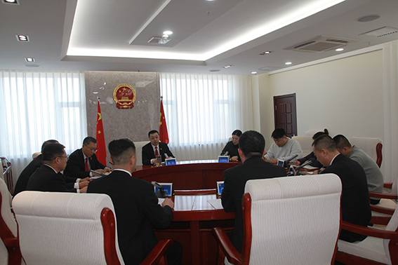 长岭法院召开主题教育专题民主生活会