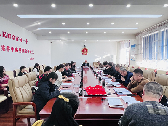 扶余法院召开2024年度第一次案件评析会