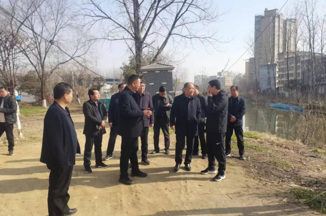 桐柏县委书记党建凯调研指导城区水污染防治