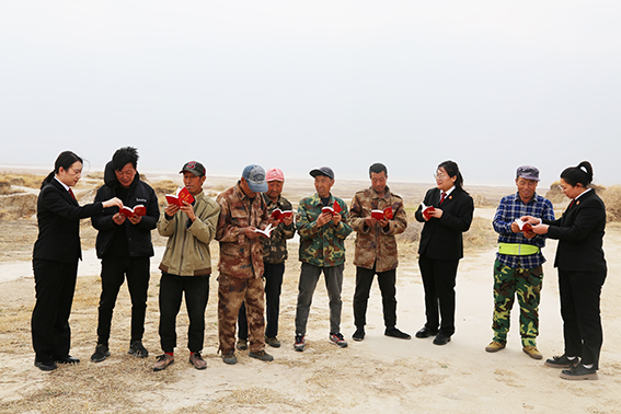 乾安法院：珍爱地球家园 共建“绿色乾安”