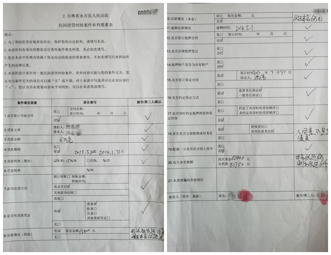 永吉法院：要素式审判按下商事快审快结“加