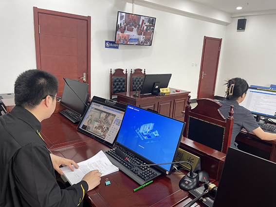 长岭法院：一波三折寻被告 网上调解化纠纷