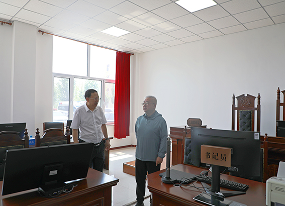 松原中院党组书记、院长周兴志一行到宁江法