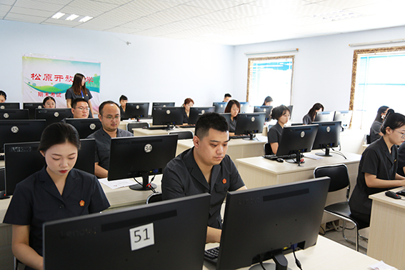 指尖上的较量 前郭法院开展聘用制书记员速