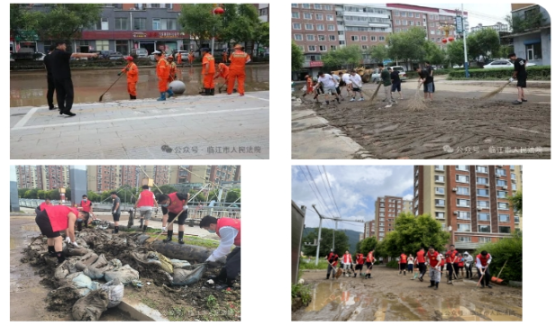 临江法院积极参与灾后重建 全力以赴按下汛