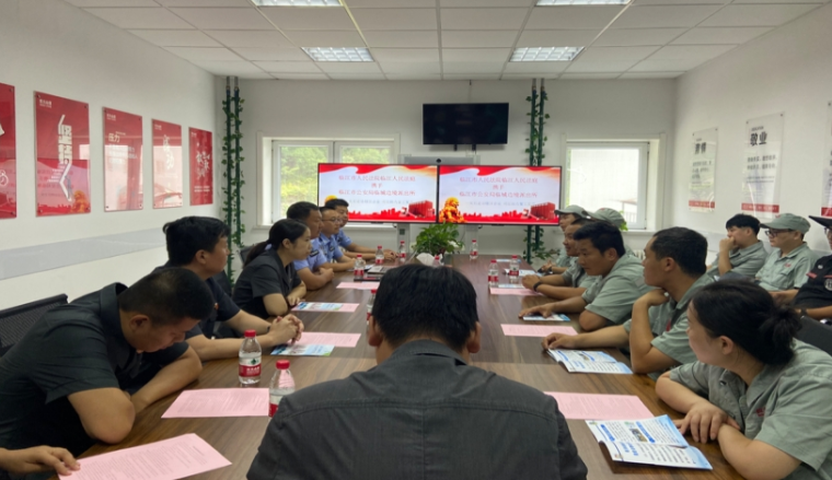 灾后走访辖区企业 司法助力复工复产