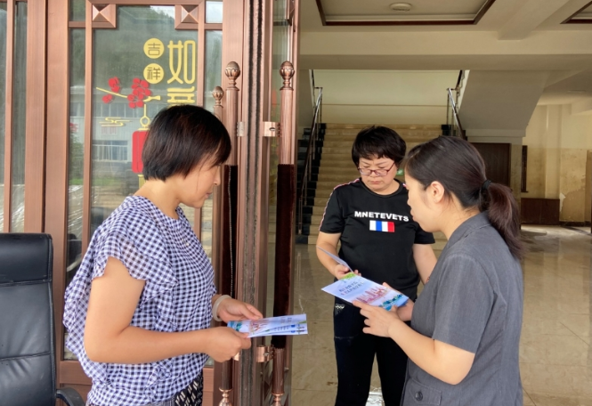 用活法庭“小阵地” 服务灾后企业“大振兴