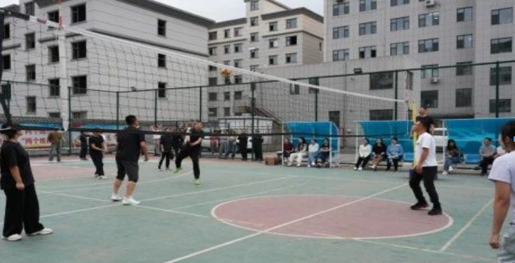长白法院开展主题党日排球赛活动