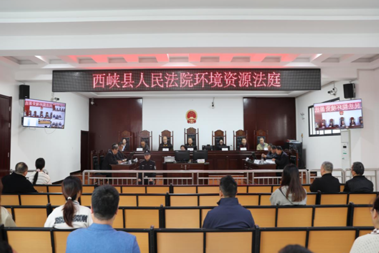 南阳西峡县法院公开开庭审理一起环境资源行