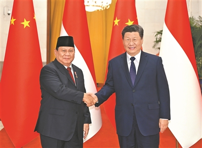 习近平同印度尼西亚总统普拉博沃会谈