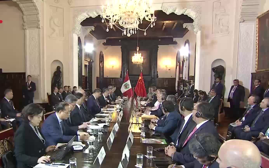 习近平同秘鲁总统举行会谈