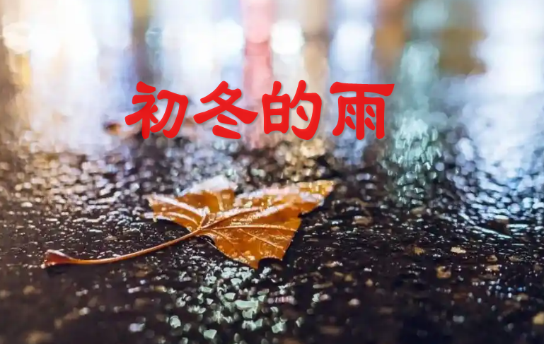 【墨竹原创】初冬的雨