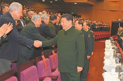 中央军委举行慰问驻京部队老干部迎新春文艺