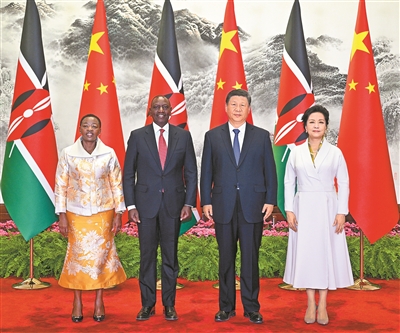 习近平同肯尼亚总统鲁托会谈