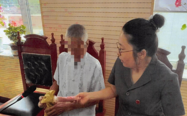 永吉法院：八旬老爹告儿要地租，法庭调解助