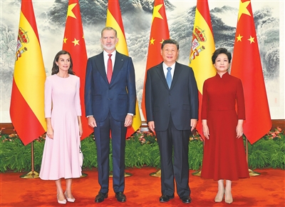 习近平会见西班牙国王费利佩六世