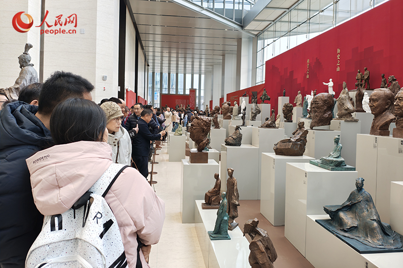 吴为山写意雕塑艺术展开幕