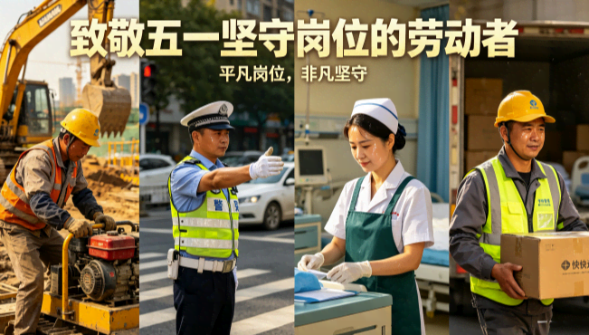 致敬五一坚守岗位的劳动者